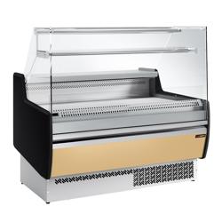 Koelvitrine - 1310x953mm - 2 deuren - rechte frontruit - digitale thermostaat - automatische ontdooiing