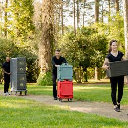 CAMBRO | ULTRA PAN CARRIER® - Container termic 34 litri - pentru 3x GN 1/1 containere - albastru ardezie