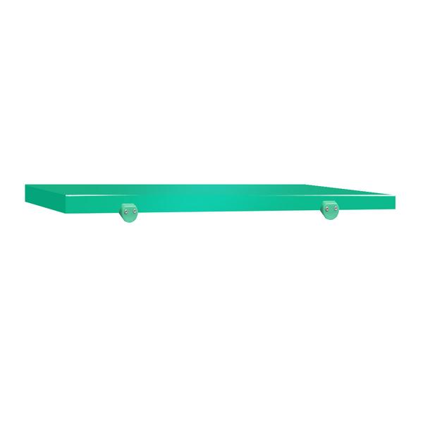 Snijplaat voor werktafel - 600x600mm - Dikte: 40mm - HACCP-conform - Kunststof - Groen - Antislipvoetjes - Vaatwasmachinebestendig