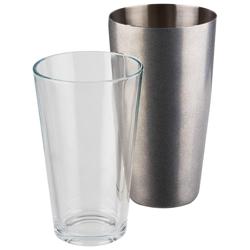 (6 pcs) Boston Can Set - 2-piece set - Stainless steel - 0.7L