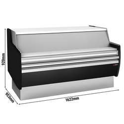 Cash desk - 1620mm - Black front panel