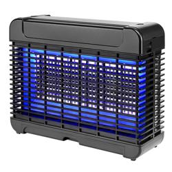 Zanzariera elettrica / Lampada insetticida UV-A - per 150m² - 11W - Nero