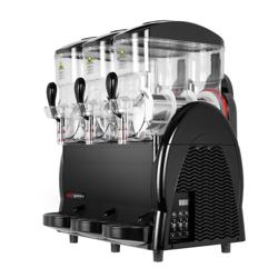 Slushmachine - 3x 12L - 1,15kW - Zwart