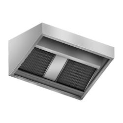 Hotă profesională cu plasmă - 1200 mm - 95% eficiență de purificare a aerului evacuat - cu Filtru hota horeca și lampă