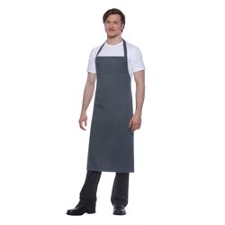 KARLOWSKY | Bib Apron Basic – Anthracite - 750×1000 mm - Fixed Neck Strap 600 mm - Polyester