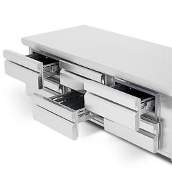 قاعدة مبردة PREMIUM PLUS من -2 إلى +8 °C - 2400 mm - 435 L - 8 أدراج - 8x GN 1/1