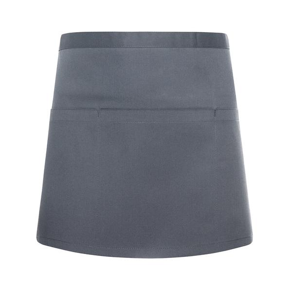 (6 pezzi) KARLOWSKY | Mezzo grembiule Basic con tasche - Antracite