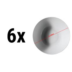 (6 pz) Ciotola - PERA - Porcellana - 160x160mm - impilabile - Bianco
