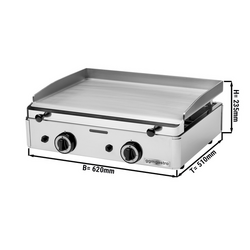 Plancha grill a gas - 0,62 m 