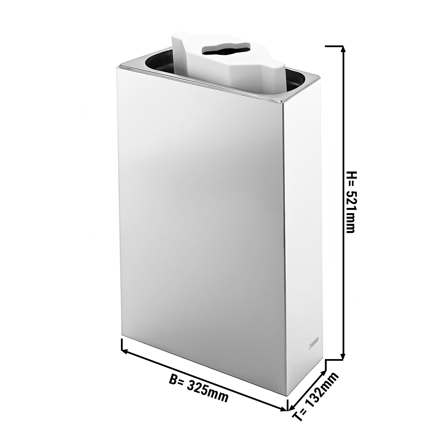 Douchette de rinçage pour portionneur et spatule 310x124x480mm