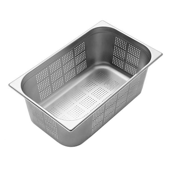 Conteneur GN en İnox 1/1 - perforé - Hauteur : 200 mm