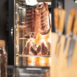 Professionele vleesrijpingskast - 702x880mm - met 1 glazen deur - Zwart - 600 liter