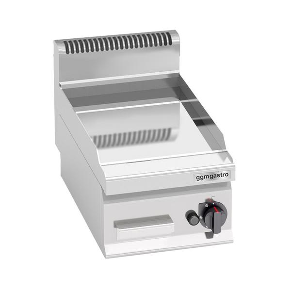  گریل گازی صفحه صاف - 4 کیلووات - کروم سخت