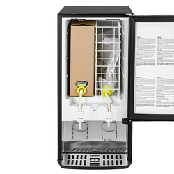 GASTRO-COOL | Frigorifero a dispenser - 48 litri - 1 porta - Nero