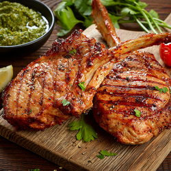 Gas lava stone grill - 5,5 kW - Tilting grill grid