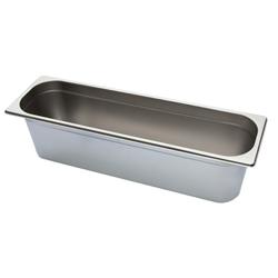 Contenitore GN in acciaio inox 2/4 - Altezza: 100 mm