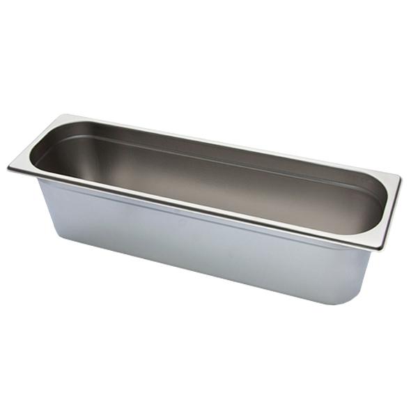 Edelstahl GN-Behälter 2/4 - Höhe: 100mm