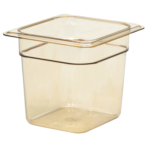 (6 шт.) CAMBRO | H-PAN™ Термостойкие контейнеры GN 1/6 - Янтарь - Глубина 150 мм