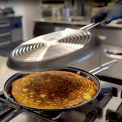 (2 pcs) Frying Pan Set - Aluminium - Ø 320mm - Height: 60mm - Non-stick - suitable for gas, ceramic and electric hobs - 2-piece