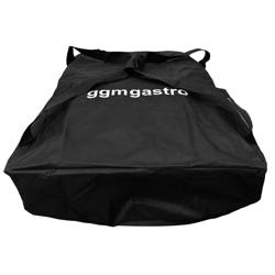 (2 pz) Forno a gas per pizza - Platea in mattoni refrattari - 562x702mm - per Ø 40cm pizza - fino a 500°C - Meccanico - Nero - incl. Tragetasca