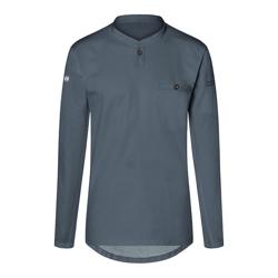 (6 stuks) KARLOWSKY | Lange Mouw Heren Werkshirt Performance - Antraciet - maat: XXL