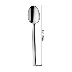 (12 pcs) Teaspoon PREMIUM - Stella - 18/10 stainless steel - 113mm - Mirror
