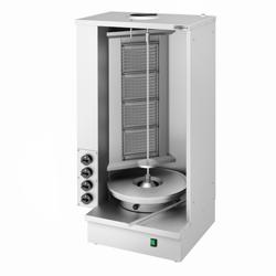 Gazowy grill do shawarmy/kebaba- 4 palniki - maks. 60 kg