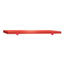 Schneideplatte für Arbeitstisch - 1000x600mm - HACCP-Konform - Rot
