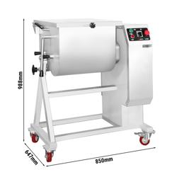 Elektrische Vleesmenger - 48l - 46kg vlees - 1,9kW - voor- & achteruit - RVS