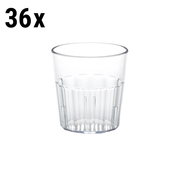 (36 st) CAMBRO | NEWPORT - Drickskopp - 275 ml - BPA-fri - Transparent