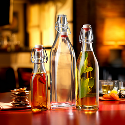 (12 st) Glasflaska Bormioli Rocco - DUBLIN - med svängkork - 250 ml