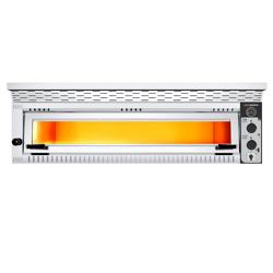 Elektrische pizzaoven - 6x 34cm - Handmatig - incl. afzuigkap & onderstel