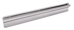 Bonnenhouder van roestvrij staal - 46 cm  | Notitiehouder | Clip-rail | Ontvangstbeugel | Notitie-rail