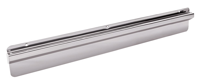 Calha para recibos em Aço inoxidável - 46 cm | porta-recados | | lista de pedidos | barra para pedidos | calha para notas	
