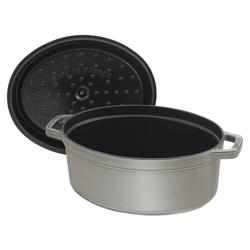 STAUB | LA COCOTTE - Kookpot - Ovaal - 230mm - Gietijzer - Grafietgrijs