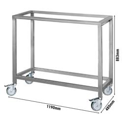 Grelha de base aberta para grelhadores de frango - 1190 x 450 x 883 mm