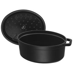 STAUB | LA COCOTTE - Cocotte - ovale - 170mm - Fonte - Noir