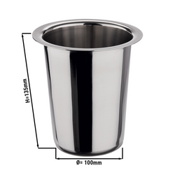 Porte-couverts - Non perforé - Hauteur : 135 mm