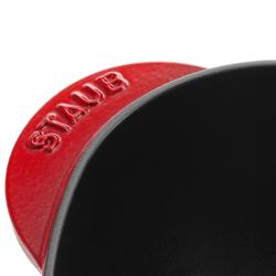 STAUB | Heart Cocotte Enamelled Cast Iron Casserole Dish – Ø 200 mm – Cherry Red