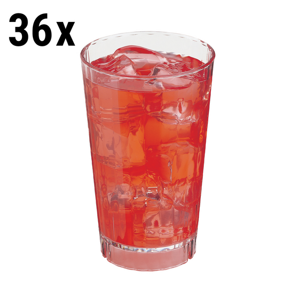 (36 darab) CAMBRO | HUNTINGTON® - Ivópohár - 296 ml - Átlátszó