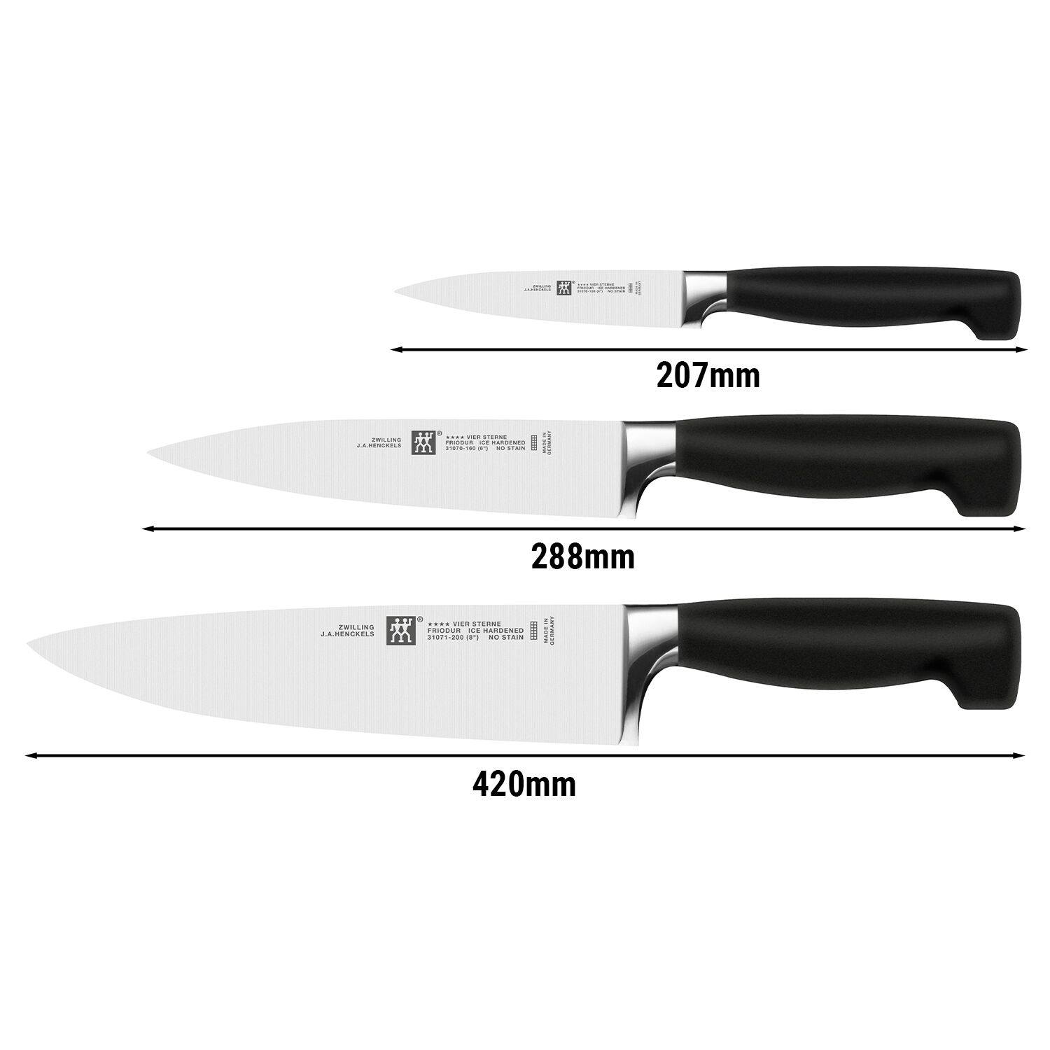 ZWILLING | QUATRE ÉTOILES - Set de couteaux - 3 pièces	