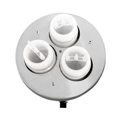 Aquecedor de molhos para garrafas PROFISSIONAL - 550W - para 3 frascos squeeze 1000ml - incl. frascos