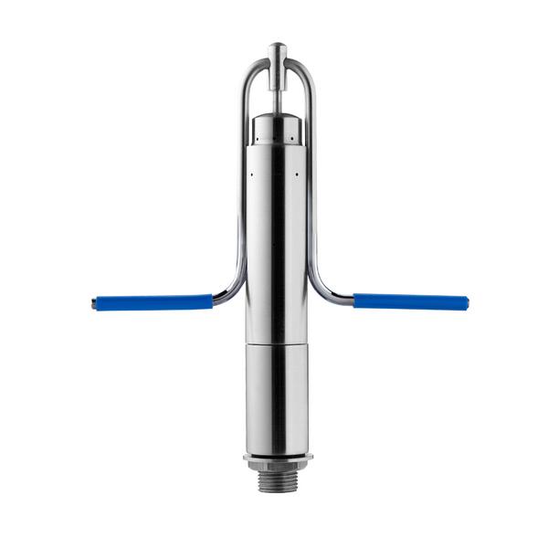 Inset Glass Rinser for sink - with automatic shut-off valve - with integrated flow regulator