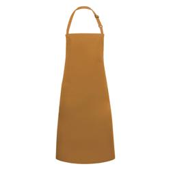 (6 pieces) KARLOWSKY | Basic Bib Apron – Mustard - 750×900 mm - Adjustable Neck