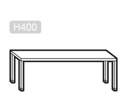 Nadograđena ploča PREMIUM - 800x370 mm - Jednoetažna - Visina: 415 mm