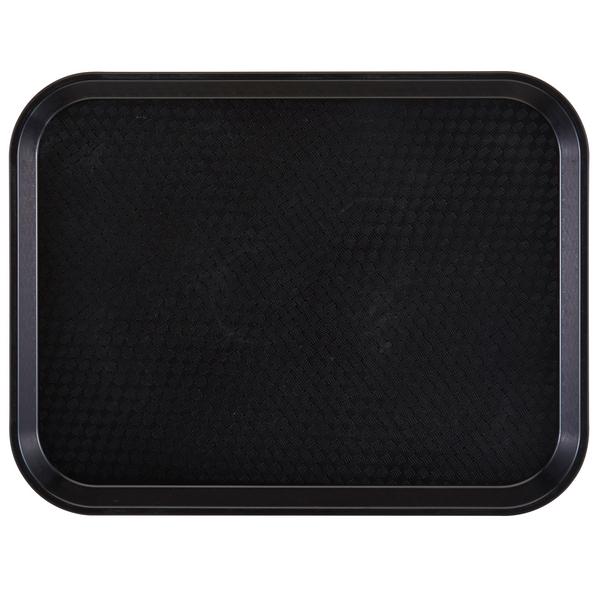 (24 pièces) CAMBRO | Plateau fast food – rectangulaire – 345×265 mm – profil haut – Noir