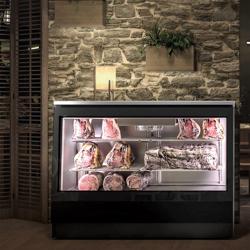 Dry Ageing Fridge - 1384x740mm - with 2 glass doors - Black