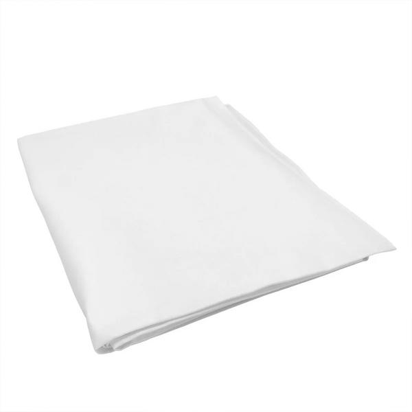 (30 Stück) Damast Tischdecke Porto - glatt Satin - 220g/m² - 130x130cm - Weiß