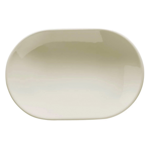  (12 adet) TEOS - Tabak / Servis Tabağı - oval - uzunluk: 240 mm - krem
