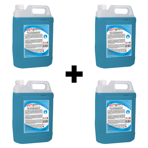 (4 sztuki) Środek do dezynfekcji rąk - 4x 5L - butelka